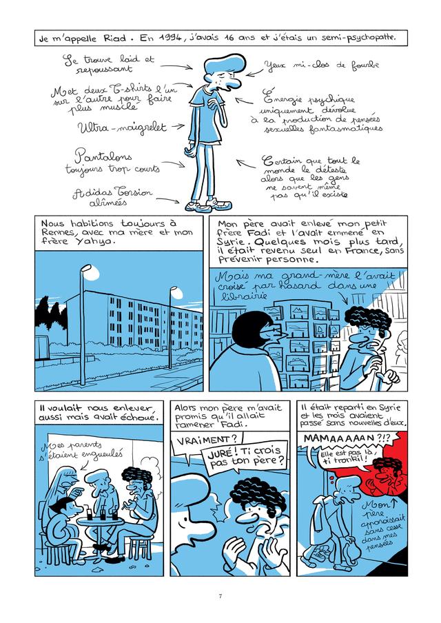 La première planche du tome 6 de "L'Arabe du futur" de Riad Sattouf. [Editions Allary]