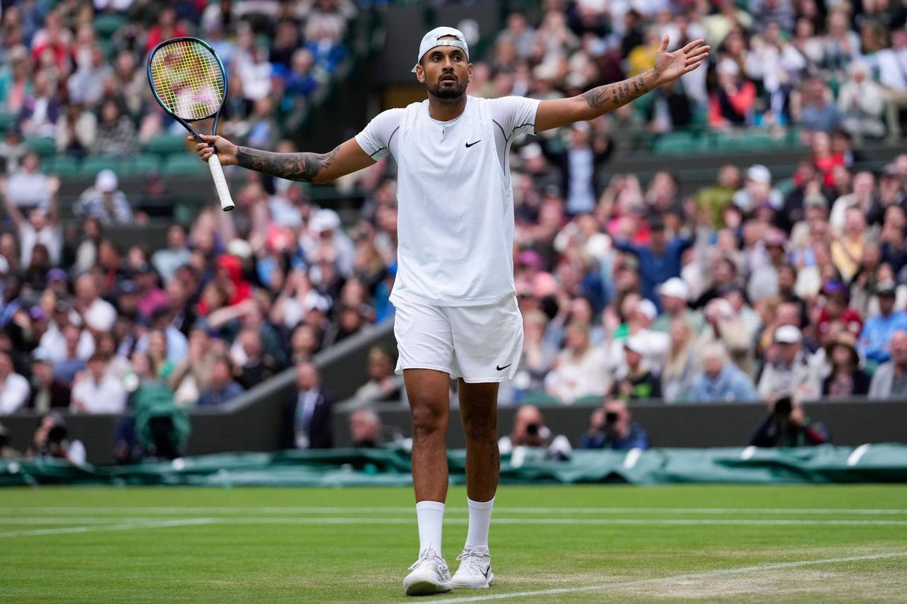 Nick Kyrgios a fait le show face à Stefanos Tsitsipas. [IMAGO/Shutterstock - Dave Shopland - Imago]