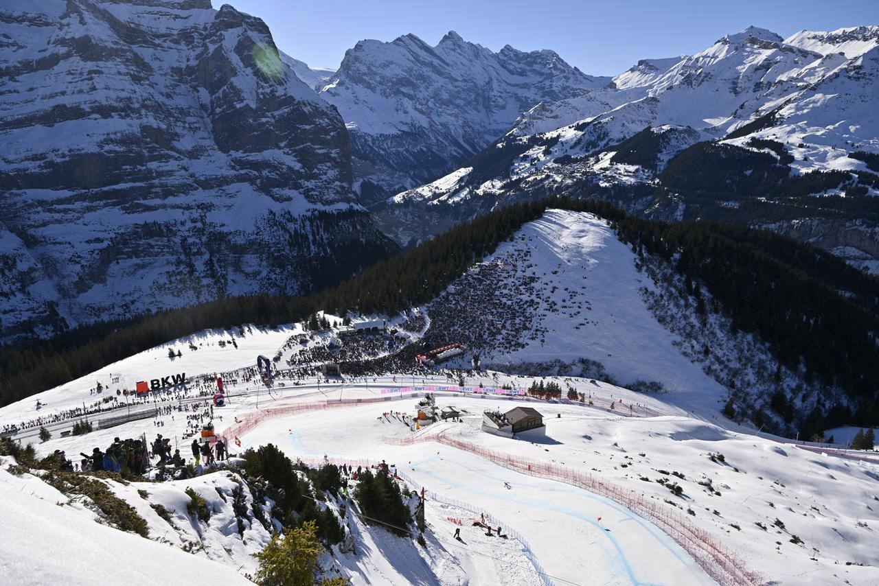 L'épreuve s'est déroulée dans des conditions idylliques. [Keystone - Jean-Christophe Bott]