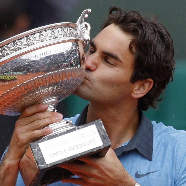 Roger Federer, enfin à lui, Roland-Garros! [EPA - Christophe Ena]