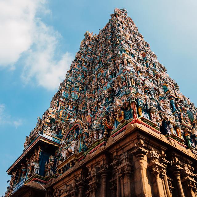 Le temple de Madurai: Temple Meenakshi Amman. [Depositphotos - SangaPark]