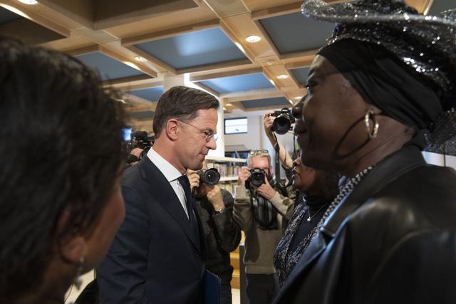 Mark Rutte après la présentation d'excuses officielles pour le rôle de l'Etat néerlandais dans l'esclavage [AP Photo/KEYSTONE - Peter Dejong]