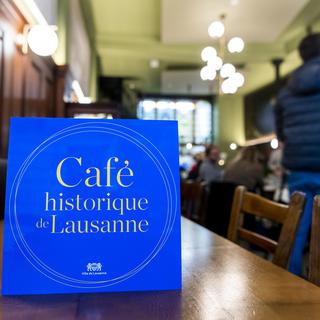 La Bavaria à Lausanne est l'un des "Cafés historiques" de Lausanne. [Keystone - Jean-Christophe Bott]