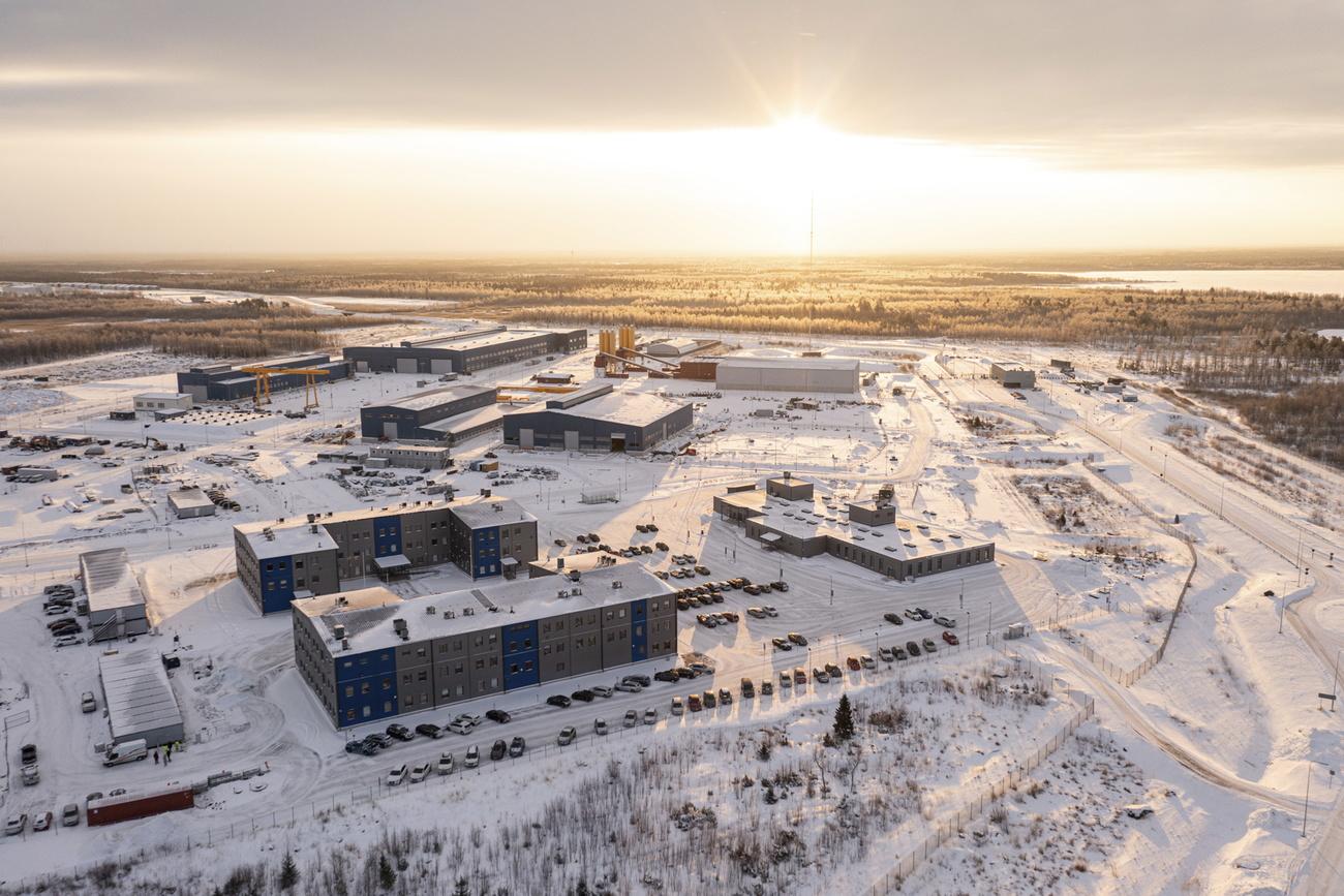 Le site de la future centrale Hanhikivi 1, à Pyhajoki, en Finlande. [Keystone/EPA - Fennovoima]