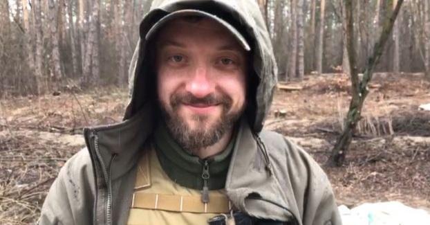 Slava, 37 ans, commandant dans le régiment Azov [RTS - Maurine Mercier]