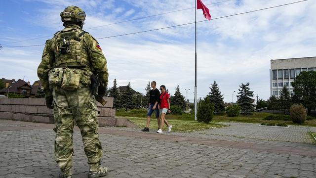 Un soldat russe. [Keystone - AP Photo]