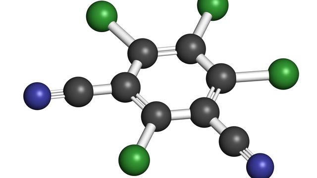 La molécule du pesticide chlorothalonil. [Depositphotos - Wirestock]