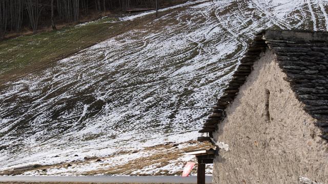 Le Tessin connait un hiver particulièrement sec et doux. [Keystone - Alessandro Crinari]