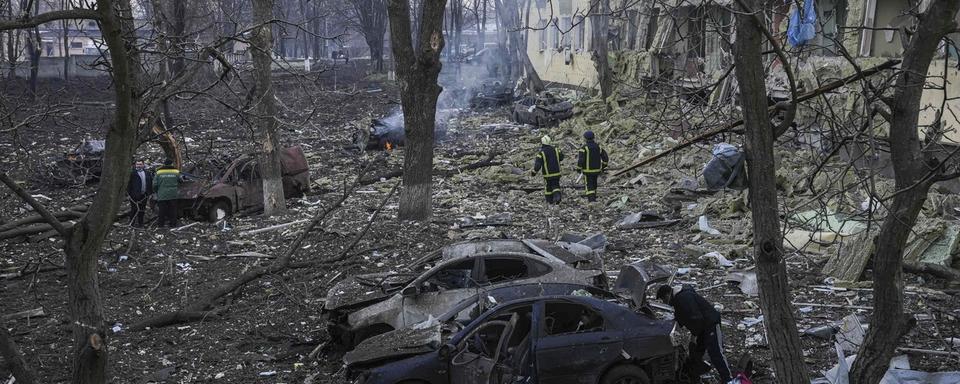 Une maternité a été bombardée à Marioupol. [AP - Evgeniy Maloletka]