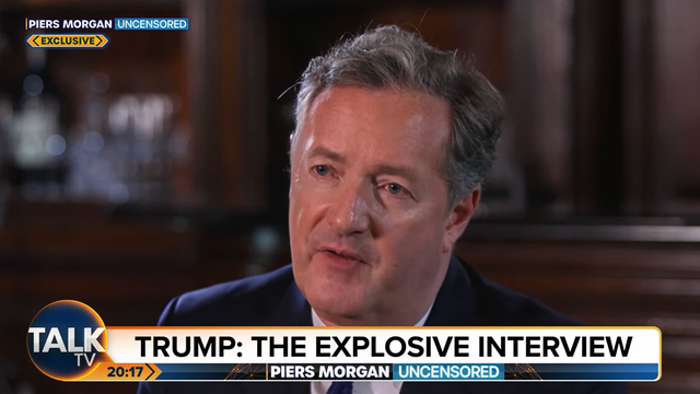 Le présentateur Piers Morgan est la vedette de la nouvelle chaîne conservatrice britannique Talk TV. [Capture YouTube]