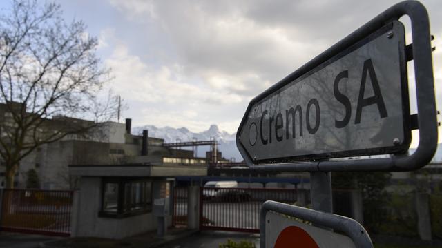 Cremo avait déjà annoncé la fermeture de son site de Steffisburg (BE) en 2021. [Keystone - Anthony Anex]