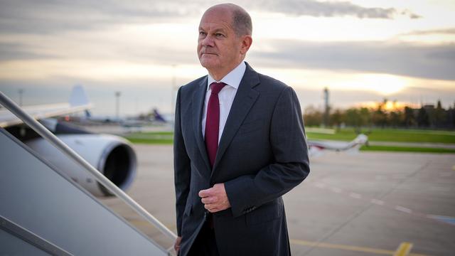 Olaf Scholz le 3 novembre 2022. [DPA/Keystone - Kay Nietfeld]