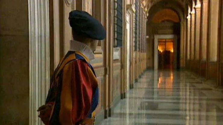 Membre de la Garde pontificale en 1997. [RTS]