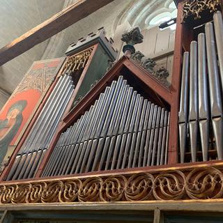 Le plus vieil orgue de Suisse, à Valère. [RTS - Marie Tschumi]