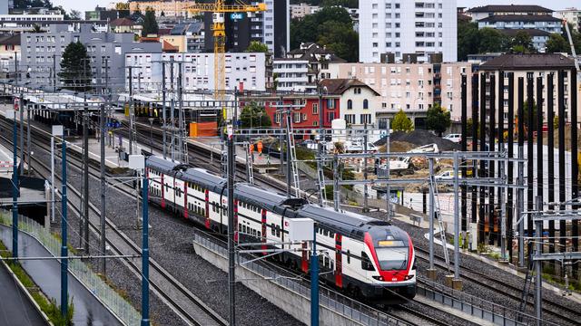 Train CFF à Renens [Keystone - Jean-Christophe Bott]