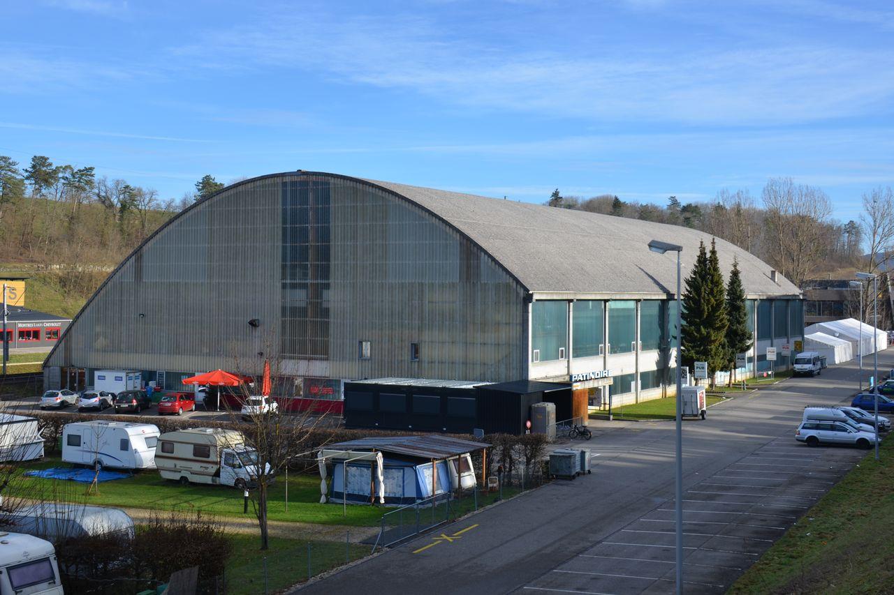 La patinoire d'Ajoie à Porrentruy en 2012. [RTS - Gaël Klein]