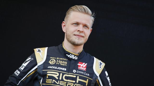 Kevin Magnussen retrouve les couleurs de Haas. [AP - Diego Azubel]