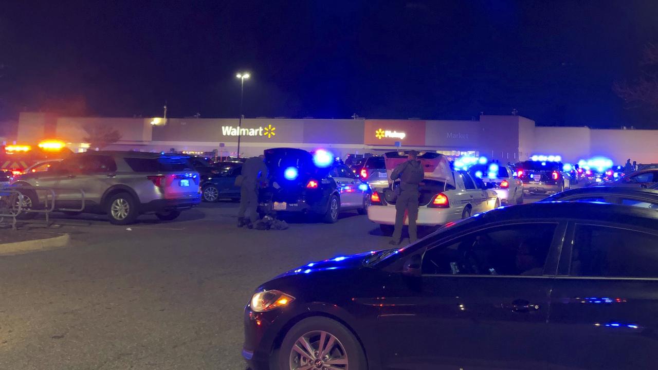 Une fusillade a fait plusieurs morts dans un supermarché Walmart de Virginie aux Etats-Unis. [KEYSTONE - AP WAVY-TV 10]