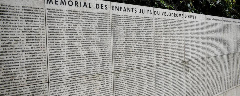 Le mémorial des enfants déportés au Vel d'Hiv. [afp - Magali Cohen / Hans Lucas]