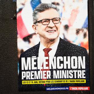 Jean-Luc Mélenchon se voit comme le prochain premier ministre en cas de victoire de la coalition. [AFP]