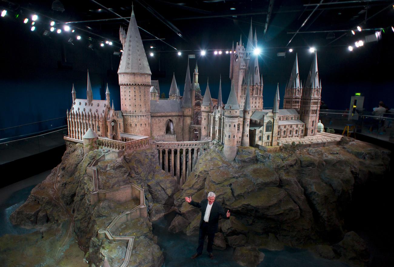 Le château de Poudlard dans les studios Harry Potter à Londres [Keystone - AP Photo/Jonathan Short]