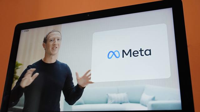 Meta, la maison mère de Facebook, supprime 11'000 emplois. [Keystone - AP Photo/Eric Risberg]