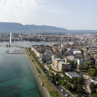 A Genève, certains loyers prennent l'ascenseur en raison de l'inflation [Keystone - Salvatore Di Nolfi]