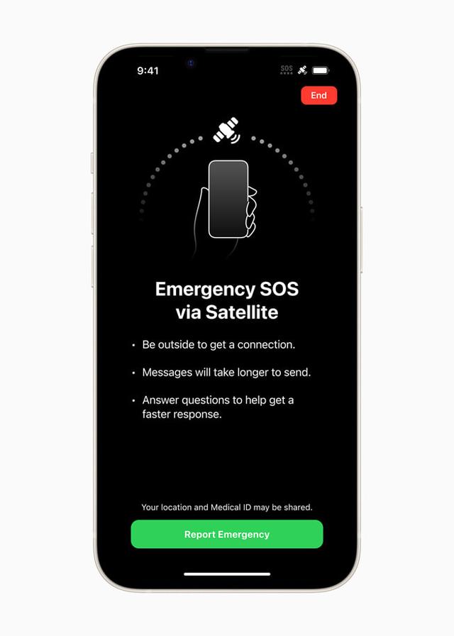 Le système de message par satellite d'Apple [Apple]