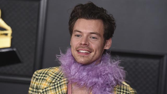 Harry Styles aux 63e Grammy Awards à Los Angeles le 14 mars 2021. [AFP - Jordan Strauss]