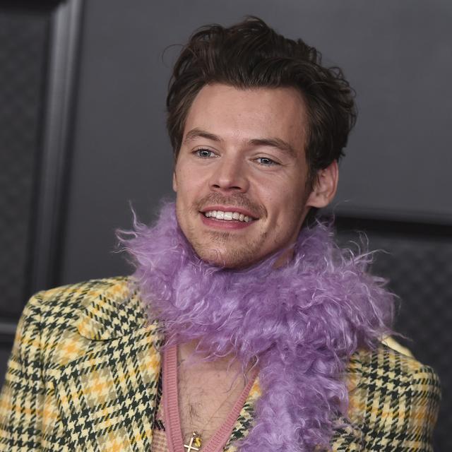 Harry Styles aux 63e Grammy Awards à Los Angeles le 14 mars 2021. [AFP - Jordan Strauss]