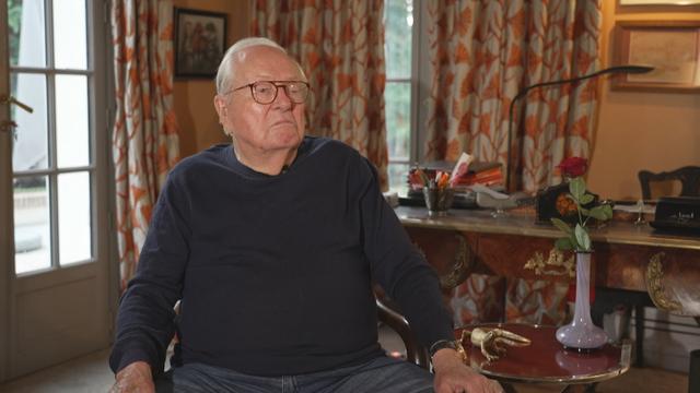 Jean-Marie Le Pen, 94 ans, à son domicile en région parisienne. [RTS - DR]