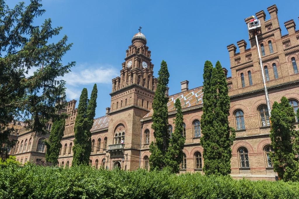 Résidence des metropolites de Bucovine et de Dalmatie, à Tchernivtsi. [AFP - Michael Runkel]