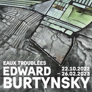 L'affiche de l'exposition "Eaux Troublées" d'Edward Burtynsky. [MBAL]
