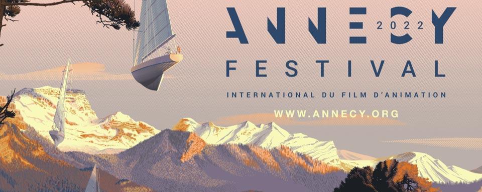 Le visuel de l'édition 2022 du Festival international d'animation d'Annecy. [Festival d'Annecy]