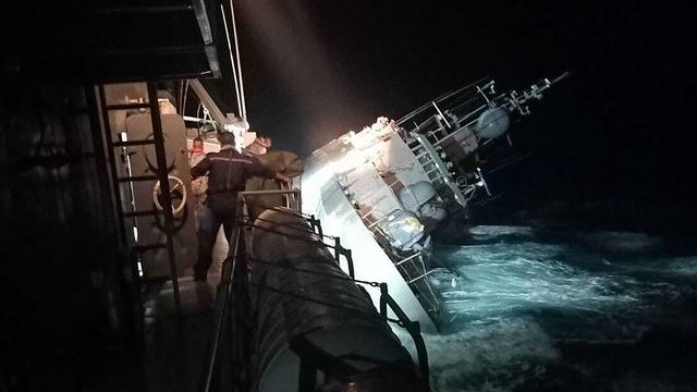 Au moins 31 personnes sont portées disparues après le chavirage d'un navire militaire dans le golfe de Thaïlande. [Keystone - Royal Thai Navy via AP]