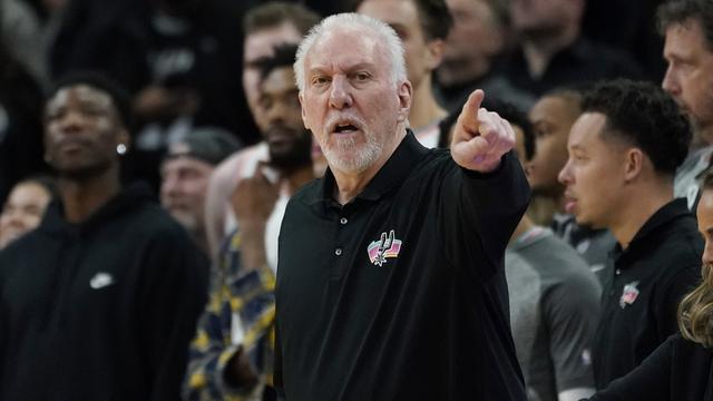 Gregg Popovich a gagné plus de 65% de ses matches dans sa carrière d'entraîneur. [Eric Gay]