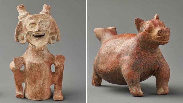 La Suisse restitue deux objets archéologiques au Mexique. [OFC]