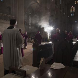 Requiem à la cathédrale de Regensburg en Allemagne. [EPA/Keystone - Uwe Moosburger / Bistum Regensburg]