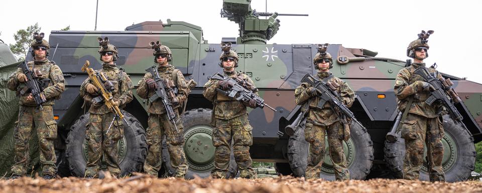 L'Allemagne est désormais le deuxième fournisseur de troupes pour l'Otan, derrière les Etats-Unis. [DPA/Keystone - Mohssen Assanimoghaddam]