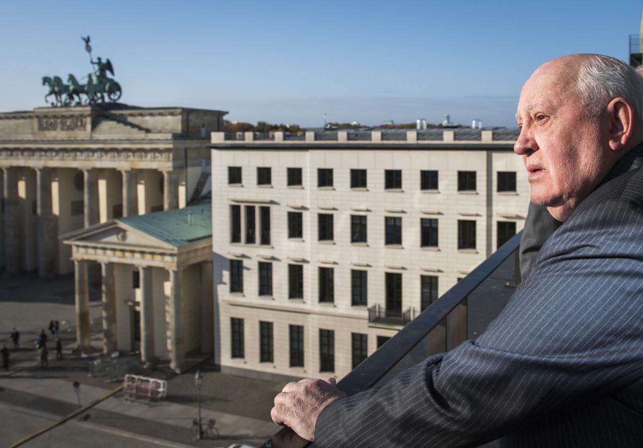 Mikhaïl Gorbatchev, dernier dirigeant de l'URSS, photographié ici à Berlin en 2014. [AFP - Odd Andersen]