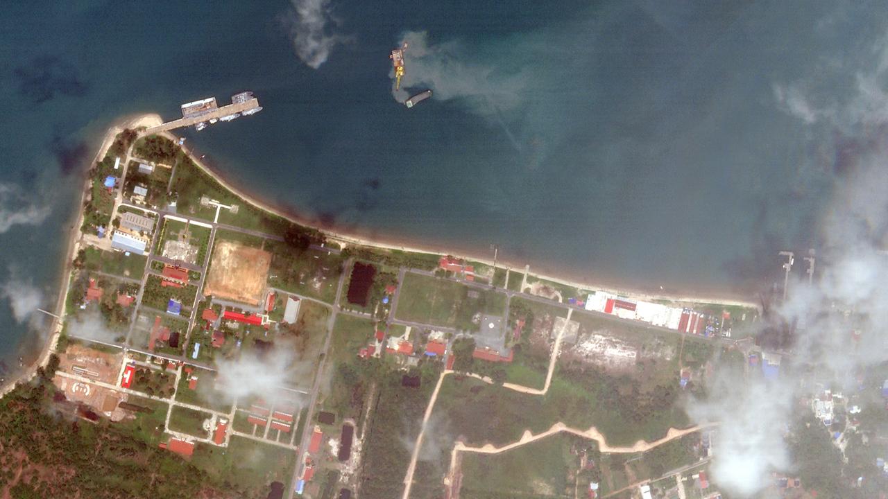 Une base navale militaire chinoise est en construction au Cambodge [Planet Labs PBC via AP Photo]
