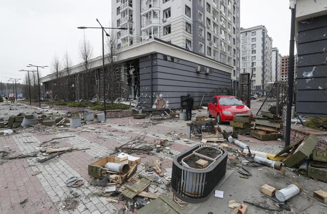 La ville de Boutcha le 5 avril 2022. [EPA/Keystone - Sergey Dolzhenko]