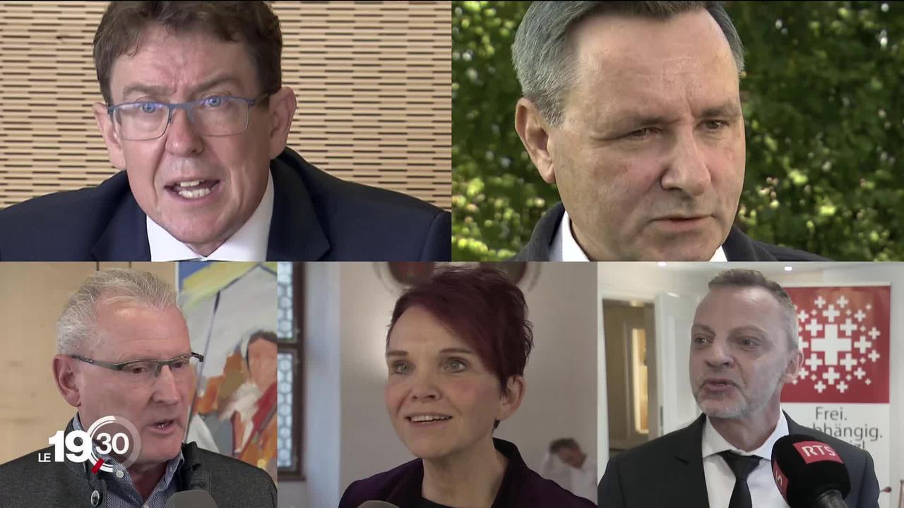 Cinq candidats UDC espèrent succéder à Ueli Maurer au Conseil fédéral. Présentations
