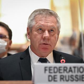 L'ambassadeur russe aux Nations unies Guennadi Gatilov. [AFP - Fabrice Coffrini]