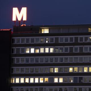 Un bâtiment de Migros à Zurich. [Keystone - Gaetan Bally]