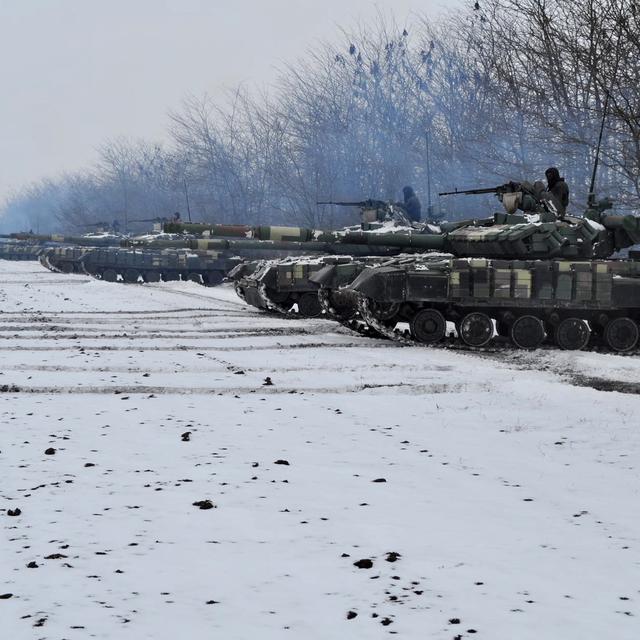 La situation devient de plus en plus tendue à la frontière entre la Russie et l'Ukraine (image d'illustration). [AFP - Services de presse de l'armée ukrainienne]