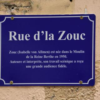 L'artiste Zouc a désormais sa rue à St-Imier. [RTS - Gaël Klein]