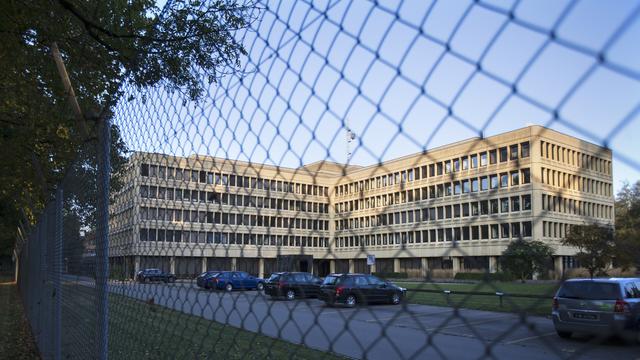 Le siège du Département fédéral de la défense, de la protection de la population et des sports (DDPS), qui abrite également le Service de renseignement de la Confédération (SRC), le jeudi 2 octobre 2014 à Berne. [KEYSTONE - Peter Klaunzer]