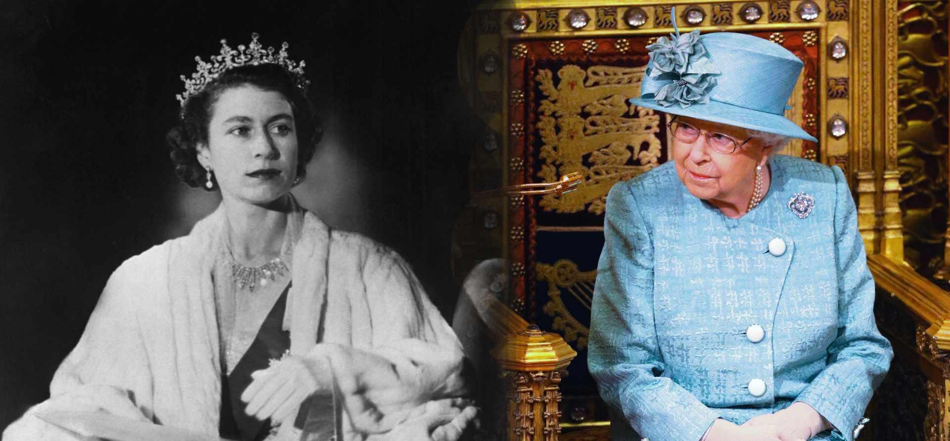 Elizabeth II règne depuis 70 ans et presque 4 mois. [Keystone/AFP - Photomontage]