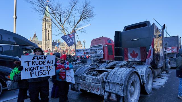 Les manifestations anti-mesures sanitaires se poursuivent au Canada pour une deuxième journée de suite [Epa - Andre Pichette]